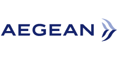Logo from the greece Airline AEGEAN